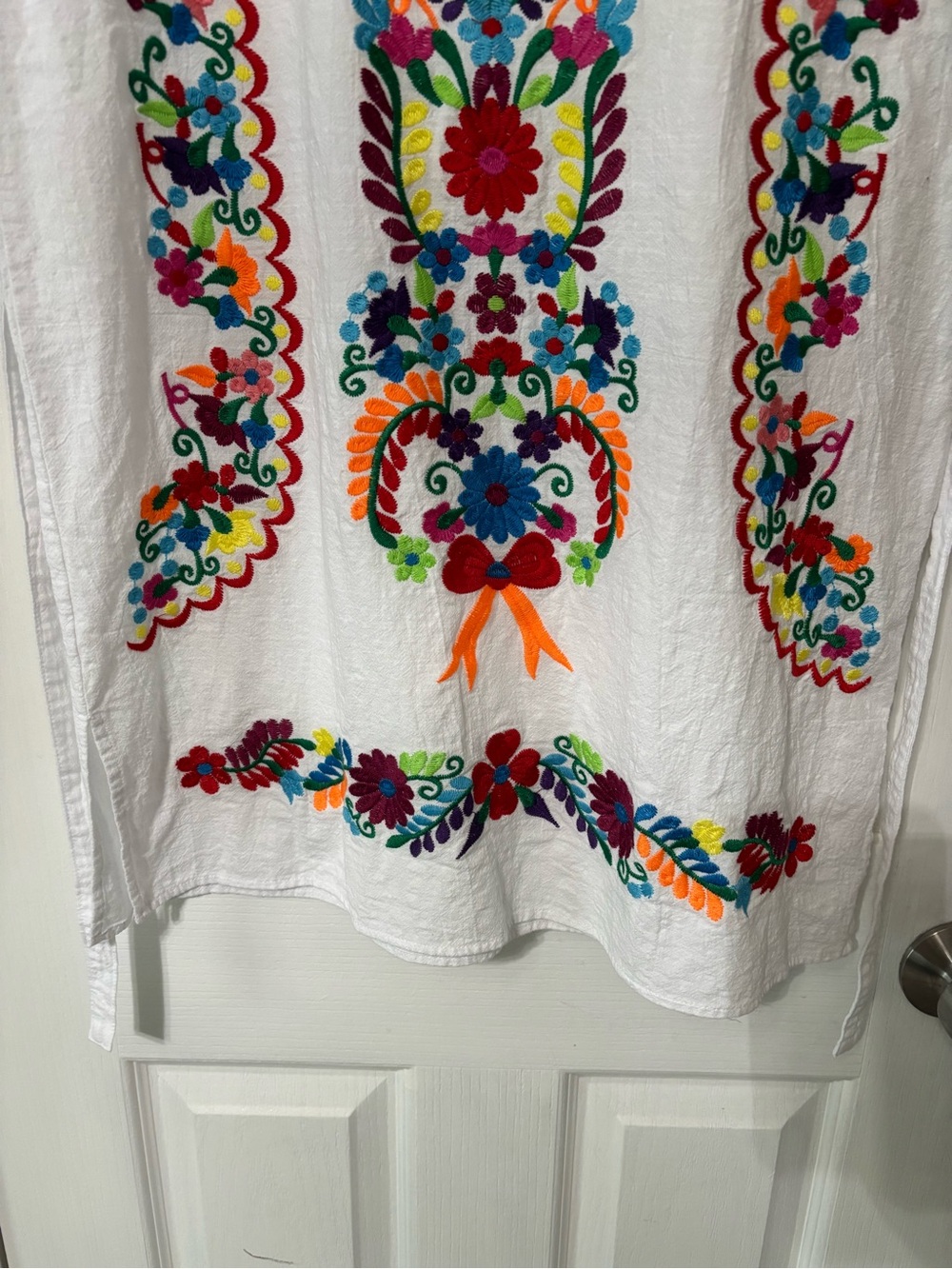 YZXDORWJ Mexican embroidered dress - Picture 5 of 8